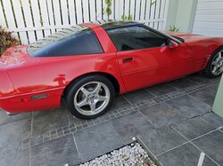 Corvette 1992,automatica,roja,perfecta